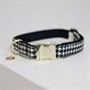Hundehalsband Pied-De-Poule Kentucky Black