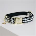 Hundehalsband Pied-De-Poule Kentucky Black