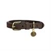 Hundehalsband Samt Leder Kentucky Brown