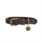 Hundehalsband Samt Leder Kentucky Brown