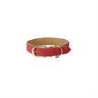 Hundehalsband Vegan Leder Kentucky Light Red