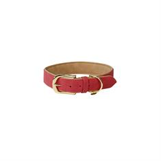 Hundehalsband Vegan Leder Kentucky Light Red