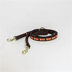 Hundeleine Handmade Pearls Kentucky Orange