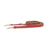 Hundeleine Vegan Leder Kentucky Light Red