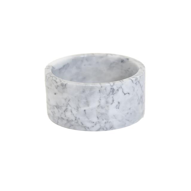 Hundenapf Marmor Kentucky White