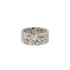 Hundenapf Terrazzo Stein Kentucky White