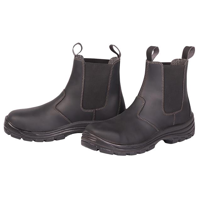 Jodhpurs Leather Harry's Horse Safety Toe Black