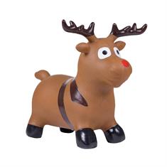Jumpy Reindeer QHP Merry Christmas Brown