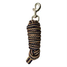 Lead Rope Horsegear Lyx Dark Blue-Gold