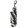 Lead Rope Horsegear Striped Dark Grey