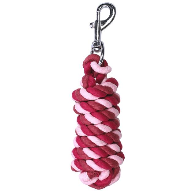 Lead Rope Horsegear Striped Dark Pink