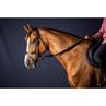 Leather Draw Reins Dy'on New English Huntergrip Black