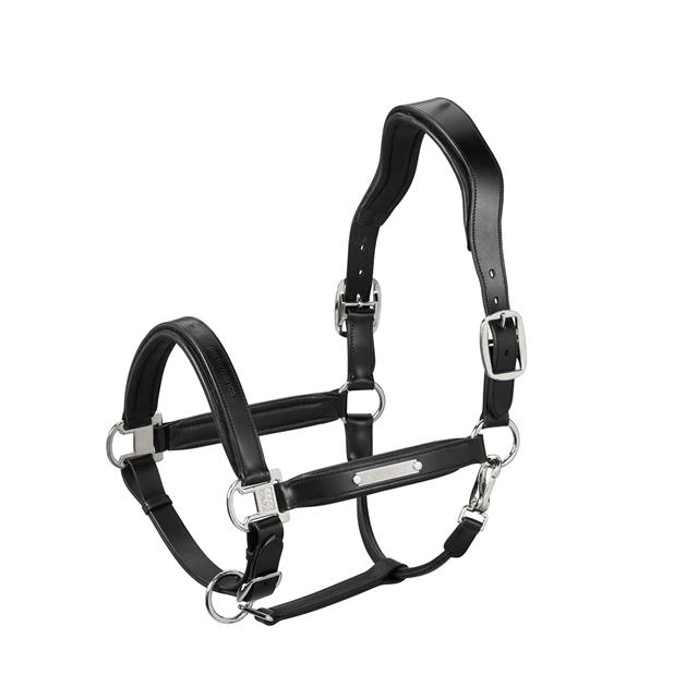 Lederhalfter Stallion Eskadron Black