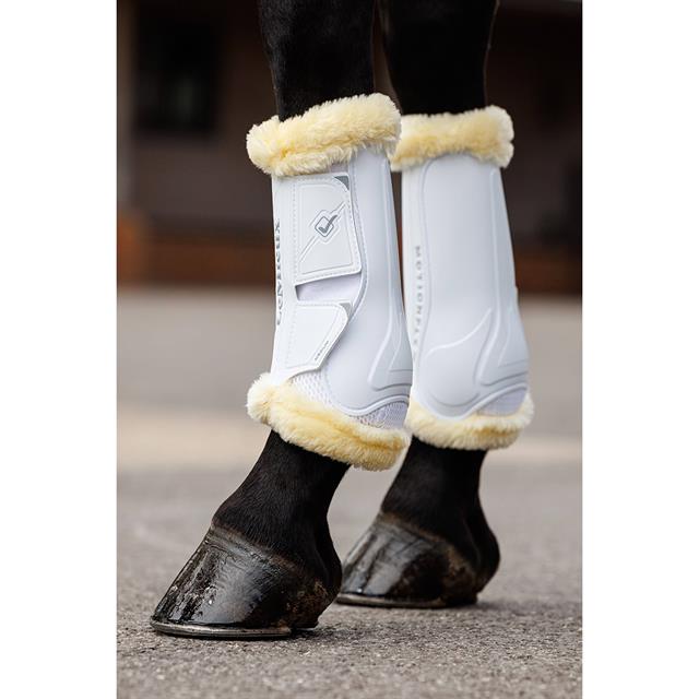 Leg Protectors LeMieux Dressage Motionflex Fur White