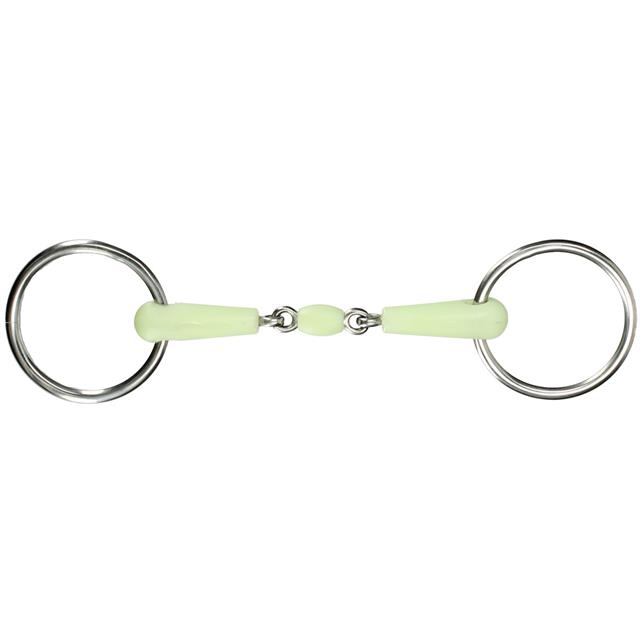 Loose Ring Snaffle BR Happy Mouth Double Jointed Multicolour