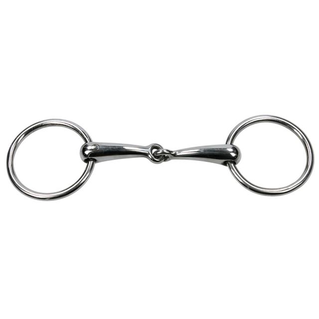 Loose Ring Snaffle BR Single Jointed Pony 14mm Multicolour