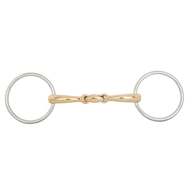 Loose Ring Snaffle BR Soft Contact Double Jointed 12mm Multicolour