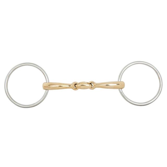Loose Ring Snaffle BR Soft Contact Double Jointed 14mm Multicolour