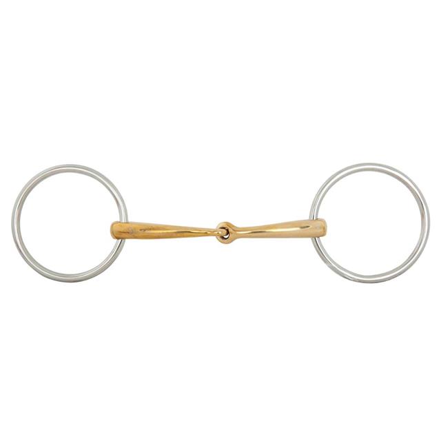 Loose Ring Snaffle BR Soft Contact Single Jointed 14mm Multicolour
