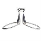 Loose Ring Snaffle Harry's Horse Double Jointed Comfort 14mm Silver