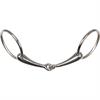 Loose Ring Snaffle Harry's Horse Hollow Single Jointed 18mm Silver