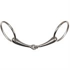 Loose Ring Snaffle Harry's Horse Hollow Single Jointed 18mm Silver