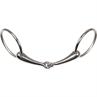 Loose Ring Snaffle Harry's Horse Hollow Single Jointed 18mm Silver
