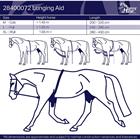 Lunging Aid Cotton Harry's Horse Soft Black-White