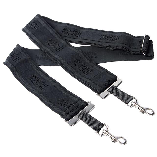 Lunging Body Strap Elastic Harry's Horse Black