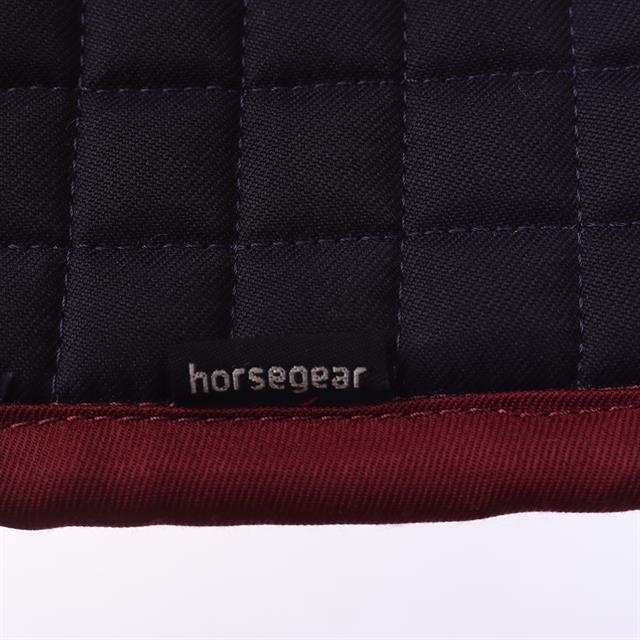 Lunging Pad Horsegear HGChique Dark Blue-Dark Red