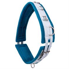 Lunging Surcingle QHP Thunderbolt Blue-Light Blue
