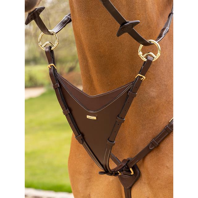 Martingale Fork LeMieux Kudos Bib Mid Brown-Gold