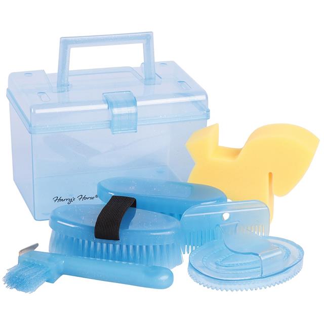 Mini Grooming Kit Filled Gift Box Harry's Horse Blue