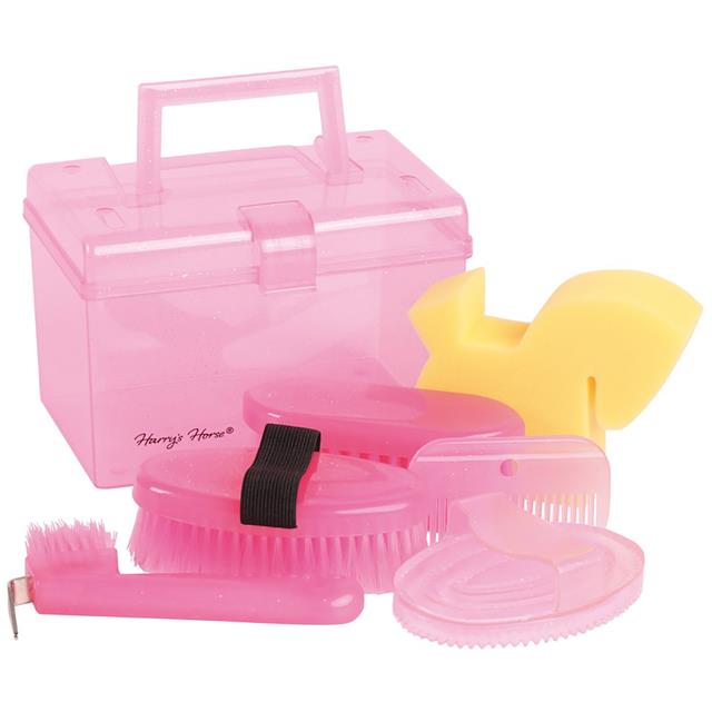 Mini Grooming Kit Filled Gift Box Harry's Horse Pink