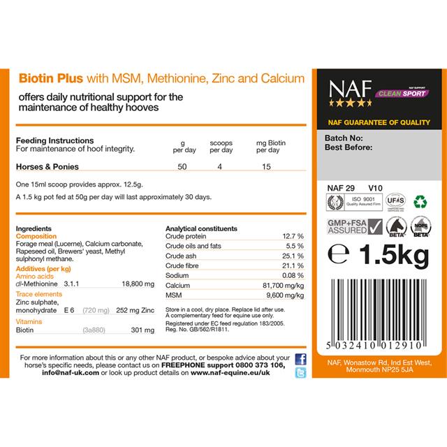 NAF Biotine Plus Multicolour