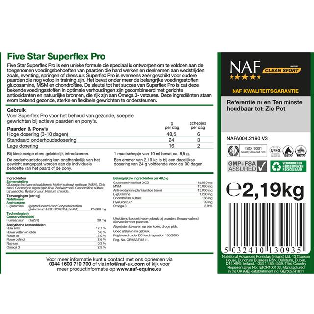 NAF Superflex Pro Multicolour