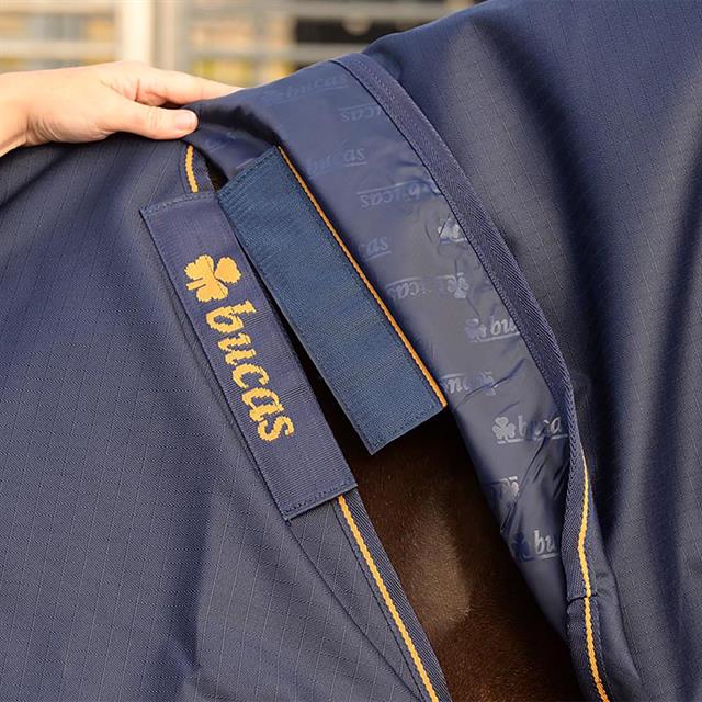 Neck Piece Bucas Irish Turnout Combi 50g Dark Blue-Gold