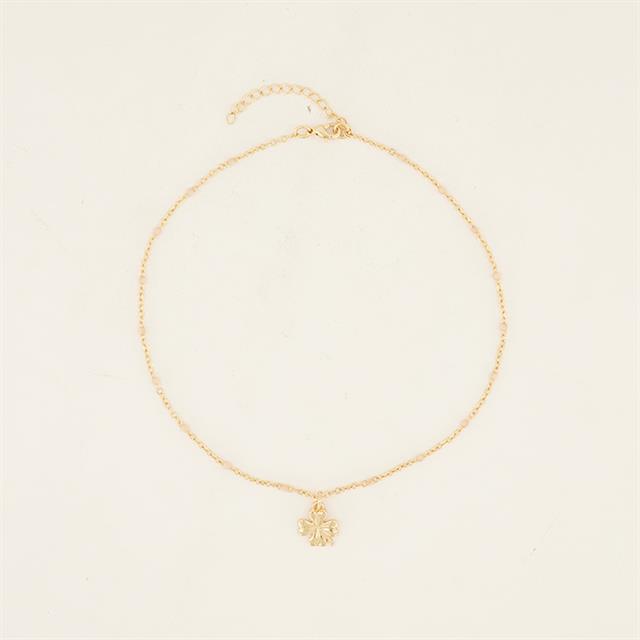 Necklace PaardenpraatTV Clover Gold