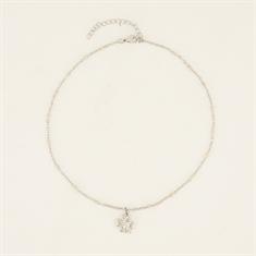 Necklace PaardenpraatTV Clover Silver