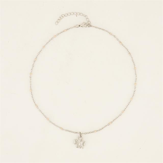 Necklace PaardenpraatTV Clover Silver