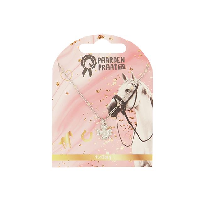 Necklace PaardenpraatTV Clover Silver