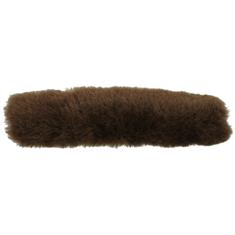 Noseband Cover BR Sheepskin Brown