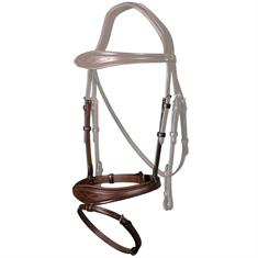 Noseband Dy'on Anatomic Flash New English Collection Brown