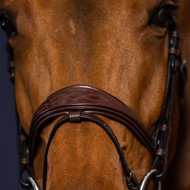 Noseband Dy'on Anatomic Flash New English Collection Brown
