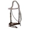 Noseband Dy'on Flash With Removable Sper New English Collection Brown