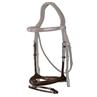 Noseband Dy'on Flash With Removable Sper New English Collection Brown