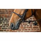 Noseband Dy'on Leather Covered Rope D Collection Black