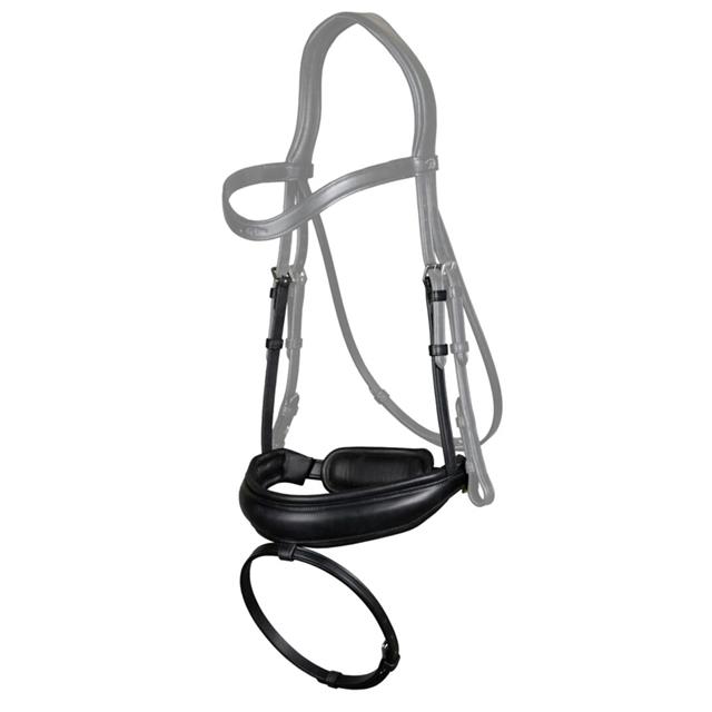 Noseband Dy'on Matte Large Dressage Collection Black