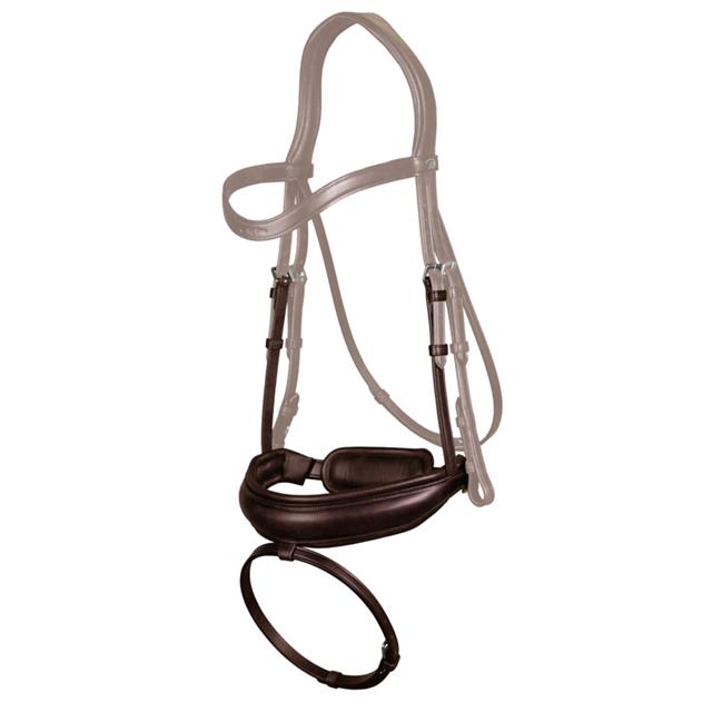 Noseband Dy'on Matte Large Dressage Collection Brown