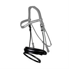 Noseband Dy'on Matte Large Round-Stitched Dressage Collection Black